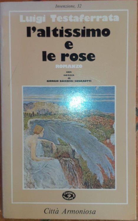 L' altissimo e le rose - copertina