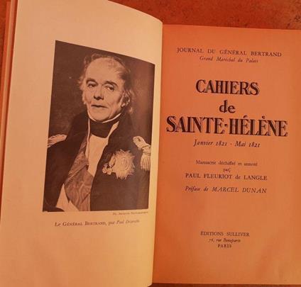 Cahiers de Sainte Helene - copertina