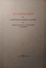 Recherches sur l'anciennne liturgie d'Aoste (V)