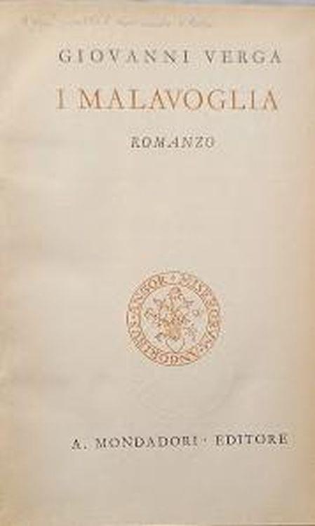 I Malavoglia - Giovanni Verga - copertina