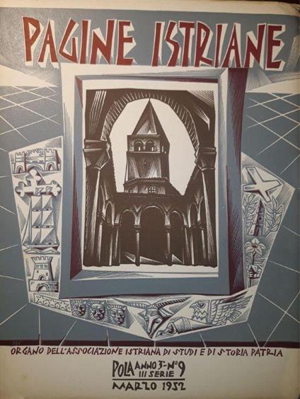 Pagine Istriane: Pola anno 3, III serie, n.9 Marzo 1952 - copertina