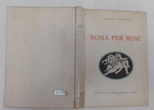 Roma per bene - Fabrizio Sarazani - copertina