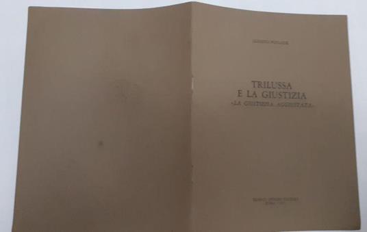 Trilussa e la giustizia - copertina