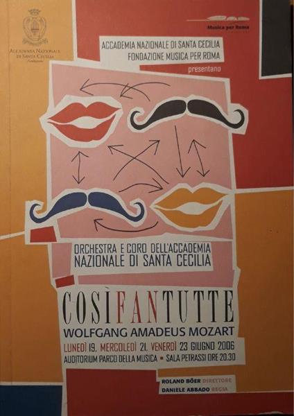 Così fan tutte - Wolfgang Amadeus Mozart - copertina