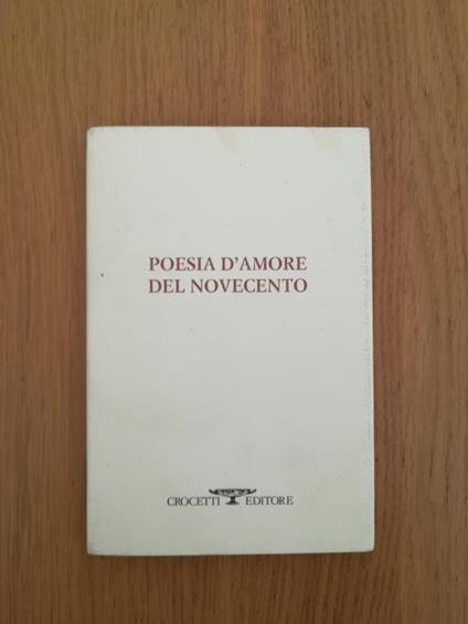 Poesia d'amore del Novecento - copertina