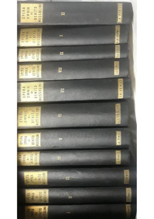 Opera Omnia di Benito Mussolini: dal n.1 al n.34 (manca il vol.35) - copertina