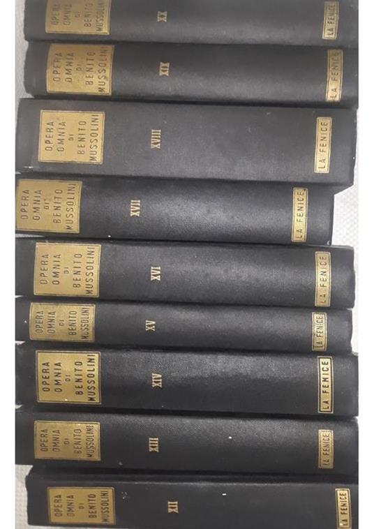 Opera Omnia di Benito Mussolini: dal n.1 al n.34 (manca il vol.35) - 2