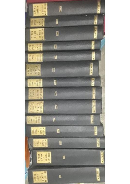 Opera Omnia di Benito Mussolini: dal n.1 al n.34 (manca il vol.35) - 3