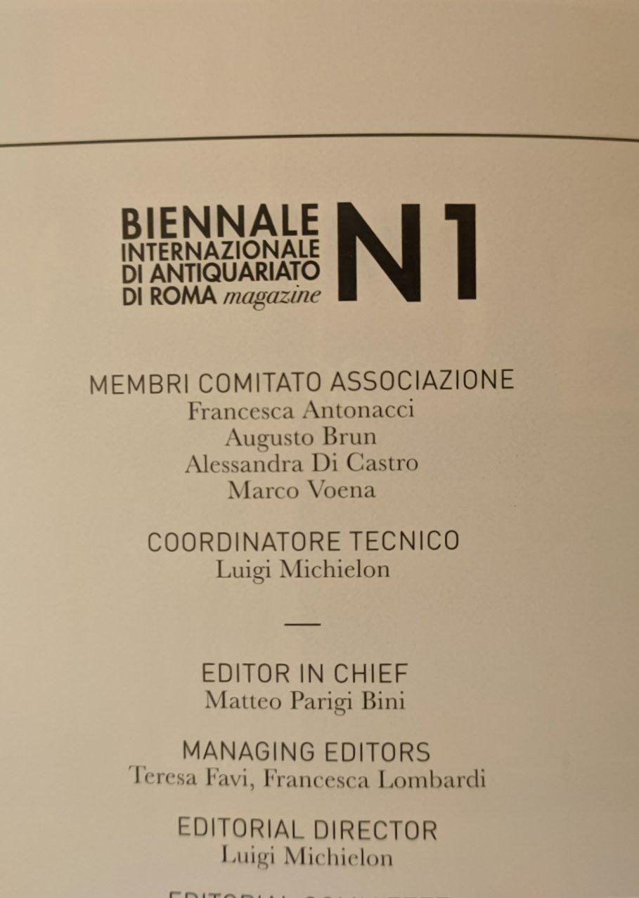 Biennale internazionale di antiquariato di Roma magazine (n°1)