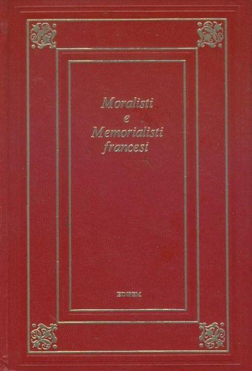 Moralisti e memorialisti francesi - copertina