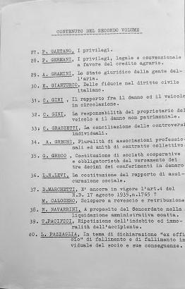 Scritti di Diritto Civile, G-T