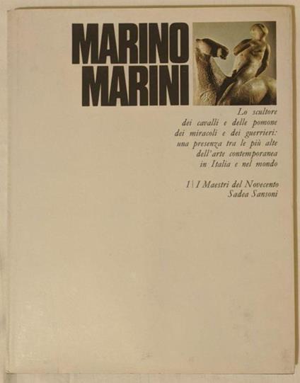 I maestri del Novecento: Marino Marini - Alberto Busignani - copertina