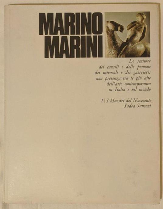 I maestri del Novecento: Marino Marini - Alberto Busignani - copertina