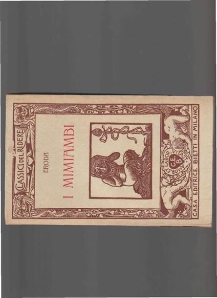 I Mimiambi - Eroda - copertina