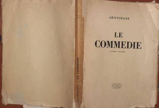 Le Commedie. Volume II - Aristofane - copertina