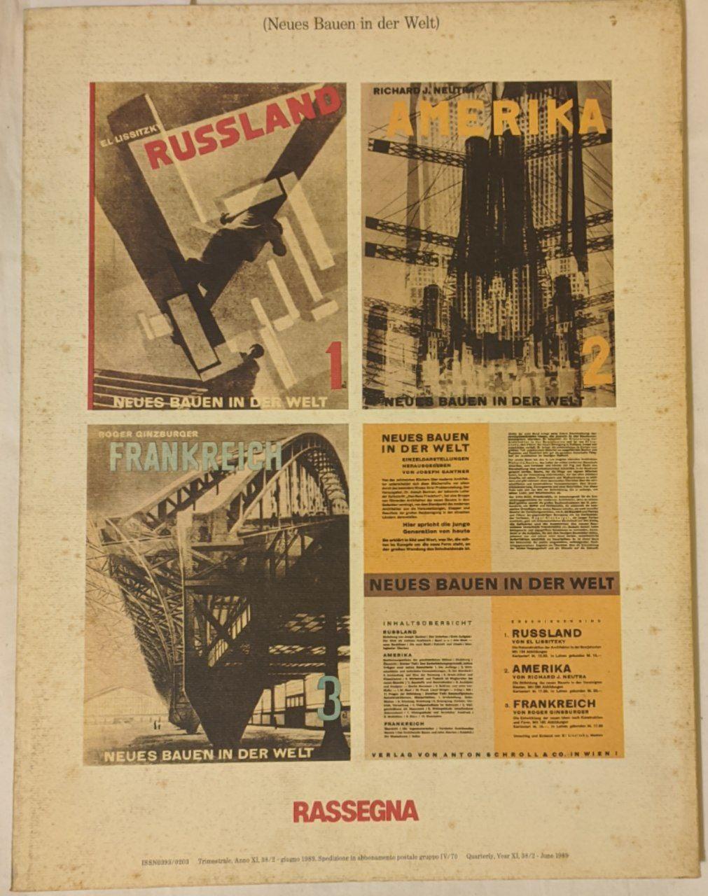Rassegna (38): Neues Bauen in der Welt