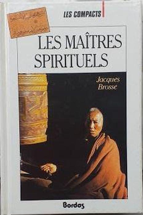 Les maîtres spirituels - Jacques Brosse - copertina