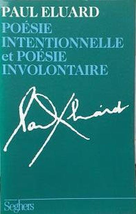 Poésie intentionnelle et poésie involontaire - copertina