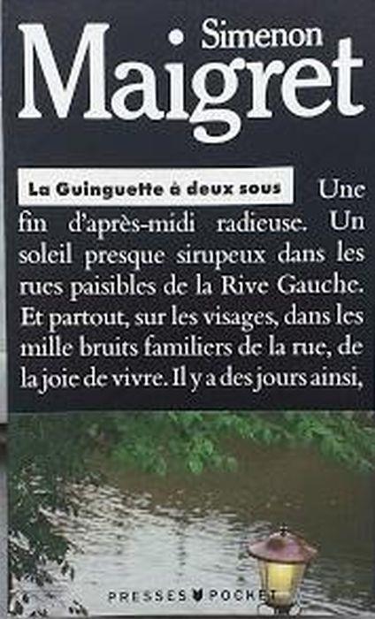 La Guinguette a Deux Sous - Georges Simenon - copertina