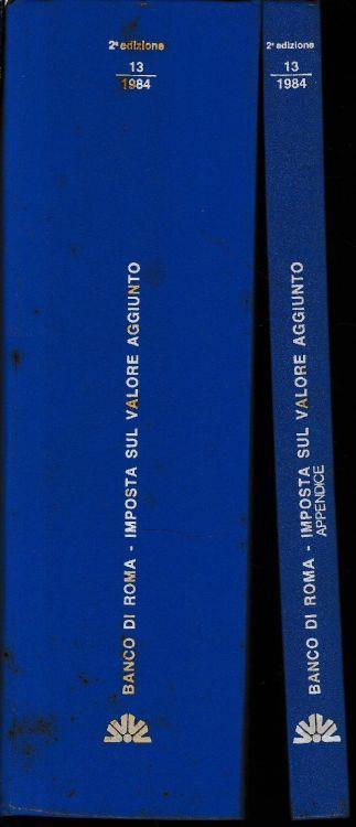 Imposta sul valore aggiunto, un volume più appendice - copertina