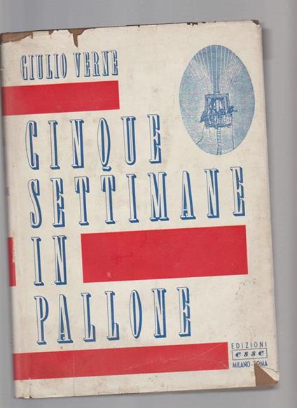 Cinque Settimane In Pallone - Jules Verne - copertina