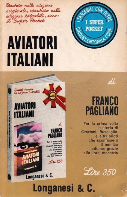 Aviatori italiani - Franco Pagliano - copertina