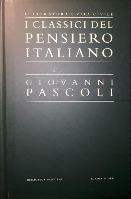 Giovanni Pascoli: opere - copertina
