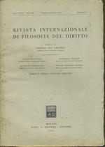 Rivista internazionale di filosofia del diritto. Anno XXXI. Serie III. Gennaio - Febbraio 1954