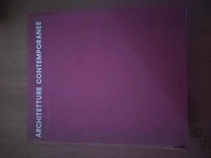 Architetture contemporanee - copertina