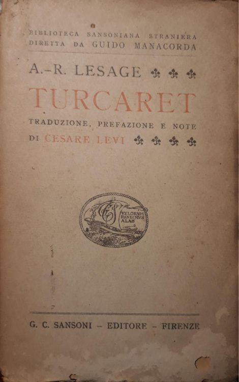 Turcaret: traduzione, prefazione e note di Cesare Levi - copertina