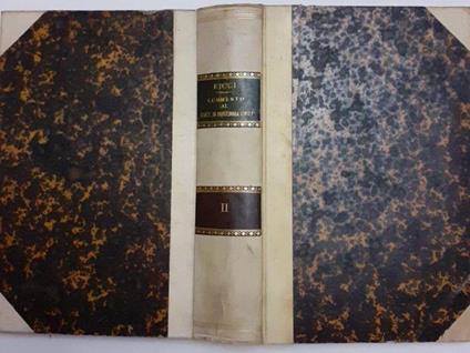 Commento al codice di procedura civile Volume II - Francesco Ricci - copertina