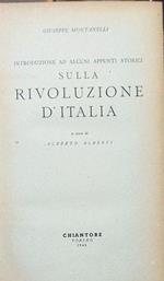 Introduzione ad alcuni appunti storici sulla rivoluzione d'Italia