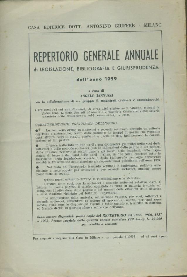 Rivista internazionale di filosofia del diritto. Anno XXXVII. Serie III. Maggio Giugno 1960