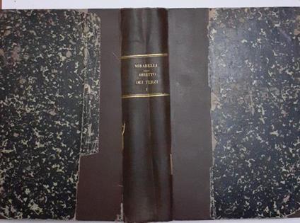 Del diritto dei terzi secondo il codice civile italiano - Giuseppe Mirabelli - copertina