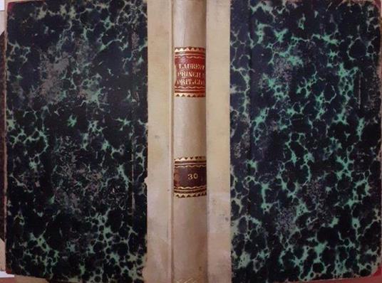 Principi di diritto civile Volume XXX - F. Laurenti - copertina