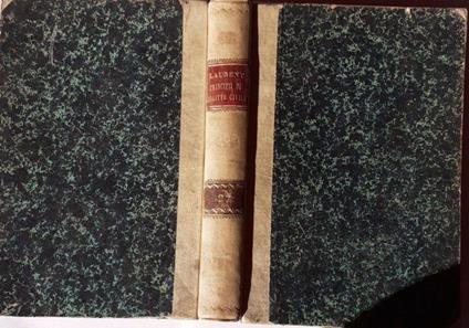 Principi di diritto civile Volume XXVII - F. Laurenti - copertina