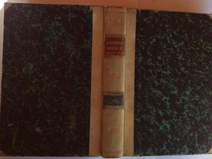 Principi di diritto civile Volume XV - F. Laurenti - copertina