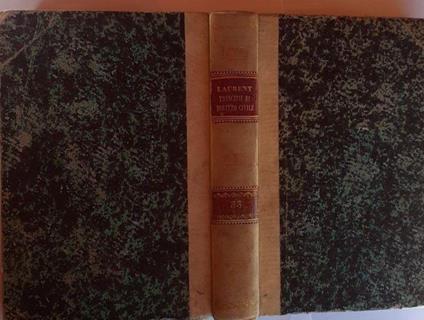 Principi di diritto civile Volume XXXIII - F. Laurenti - copertina