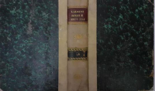 Principi di diritto civile Volume XIV - F. Laurenti - copertina