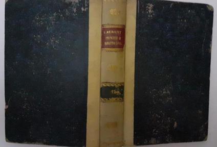 Principi di diritto civile Volume XII - F. Laurenti - copertina