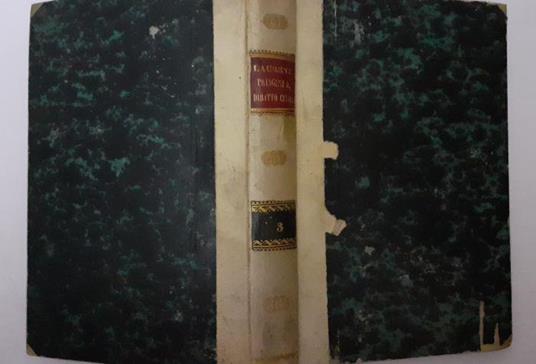 Principi di diritto civile Volume III - F. Laurenti - copertina