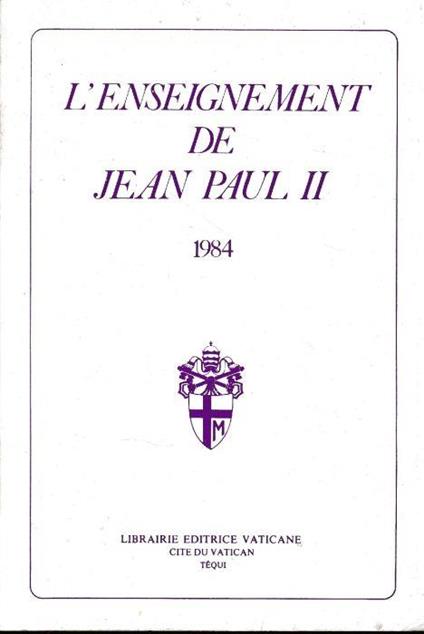L' insegnement de Jean-Paul II - copertina