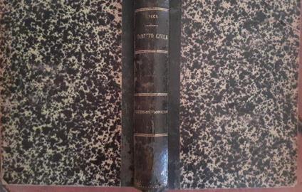 Corso teorico-pratico di diritto civile Volume IV - Francesco Ricci - copertina
