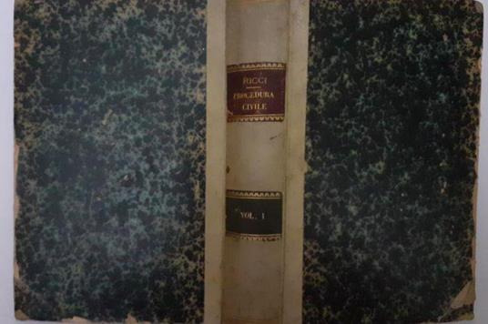 Commento al codice di procedura civile Vol. I - Francesco Ricci - copertina