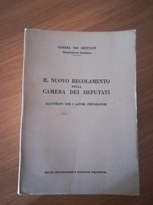 il nuovo regolamento della Camera dei Deputati - copertina