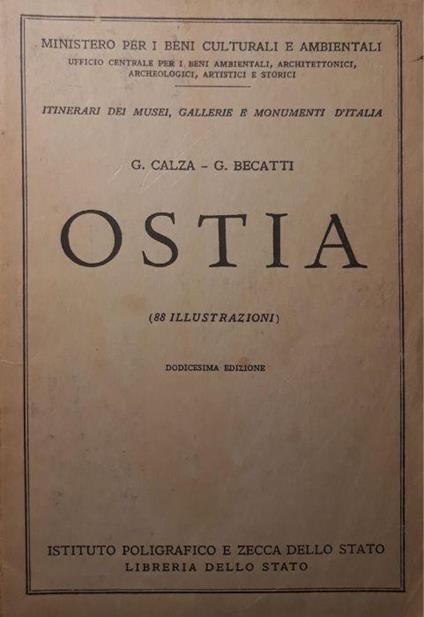 Ostia (88 illustrazioni) - G. Carlo Calza - copertina