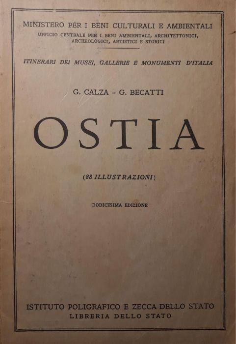 Ostia (88 illustrazioni) - G. Carlo Calza - copertina