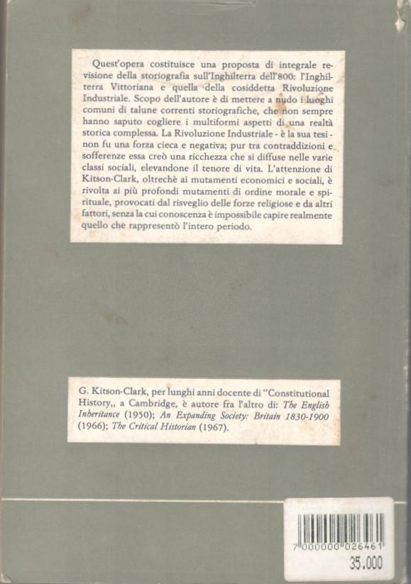 Inghilterra vittoriana. Genesi e formazione