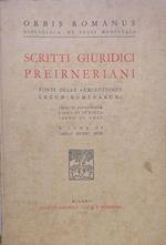 Scritti giuridici preirneriani. Fonti delle 