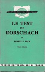 Le test de Rorschach, tomo 1°